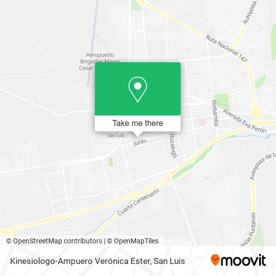 Kinesiologo-Ampuero Verónica Ester map