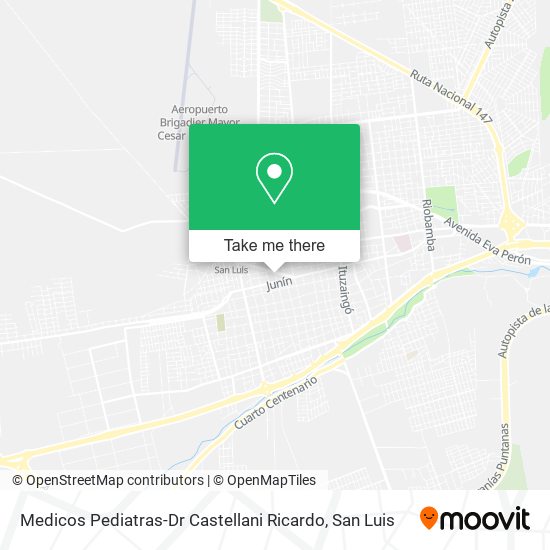 Medicos Pediatras-Dr Castellani Ricardo map