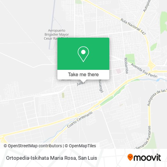 Ortopedia-Iskihata Maria Rosa map
