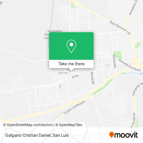 Galgano Cristian Daniel map