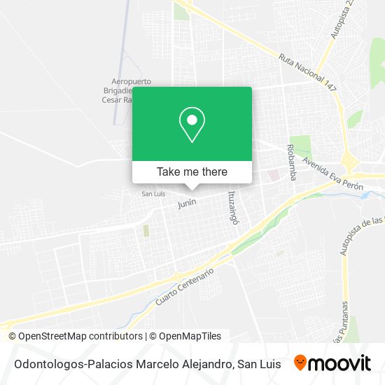 Odontologos-Palacios Marcelo Alejandro map