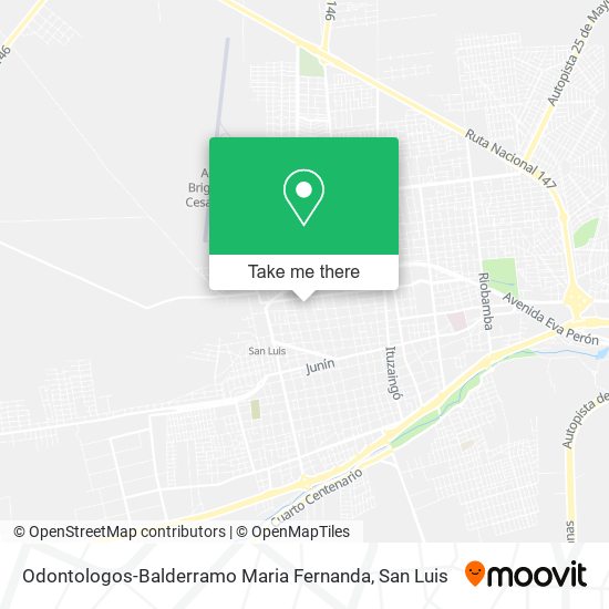 Mapa de Odontologos-Balderramo Maria Fernanda