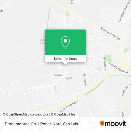 Procuradores-Ortiz Ponce Nora map