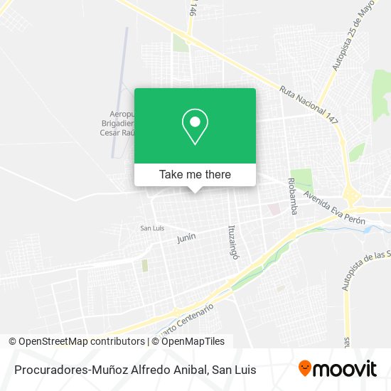 Procuradores-Muñoz Alfredo Anibal map