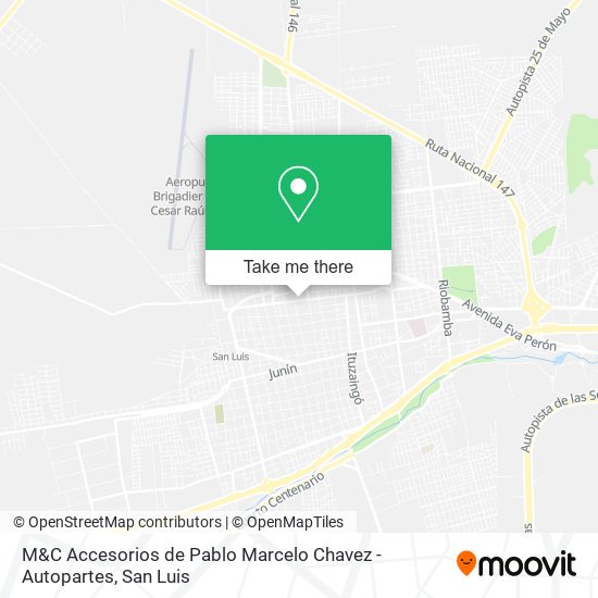 Mapa de M&C Accesorios de Pablo Marcelo Chavez - Autopartes