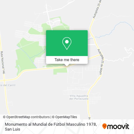 Monumento al Mundial de Fútbol Masculino 1978 map