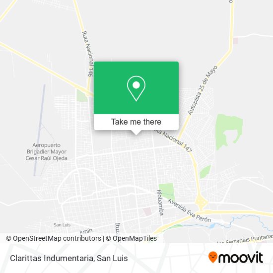 Mapa de Clarittas Indumentaria