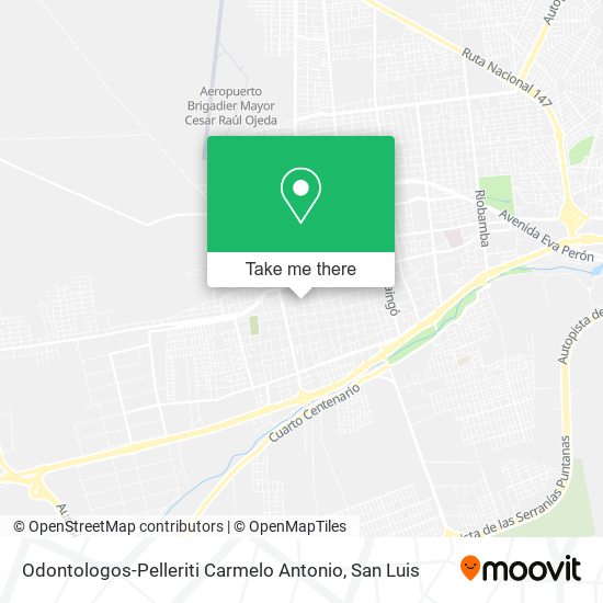 Odontologos-Pelleriti Carmelo Antonio map