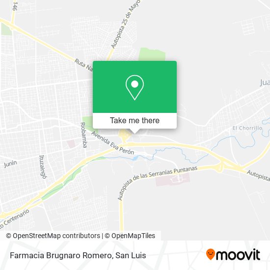 Farmacia Brugnaro Romero map