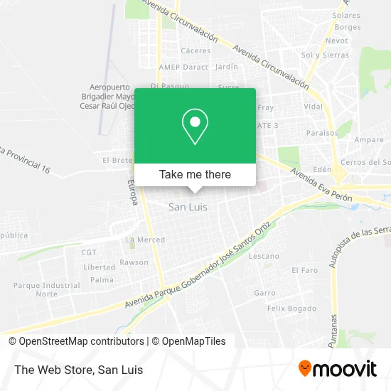 The Web Store map