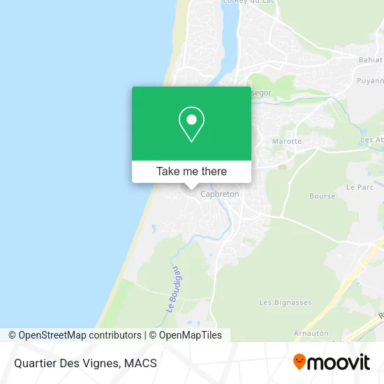 Quartier Des Vignes map