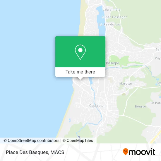 Place Des Basques map