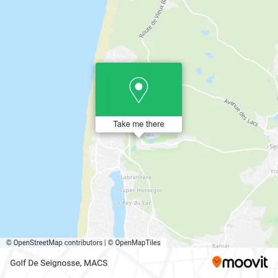 Golf De Seignosse map