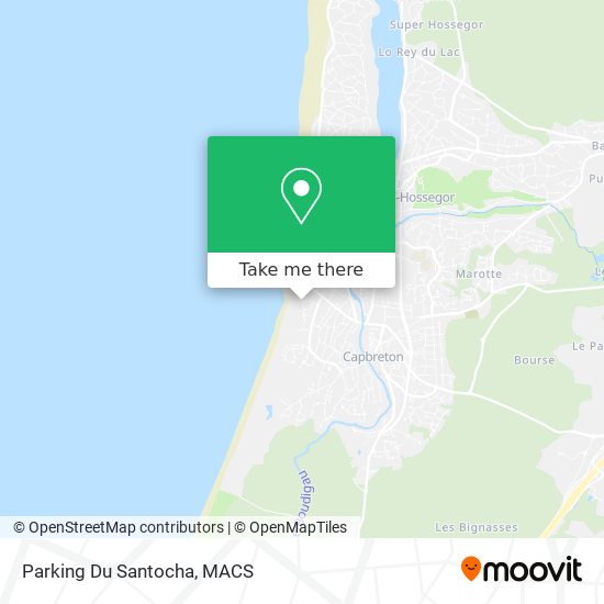 Mapa Parking Du Santocha