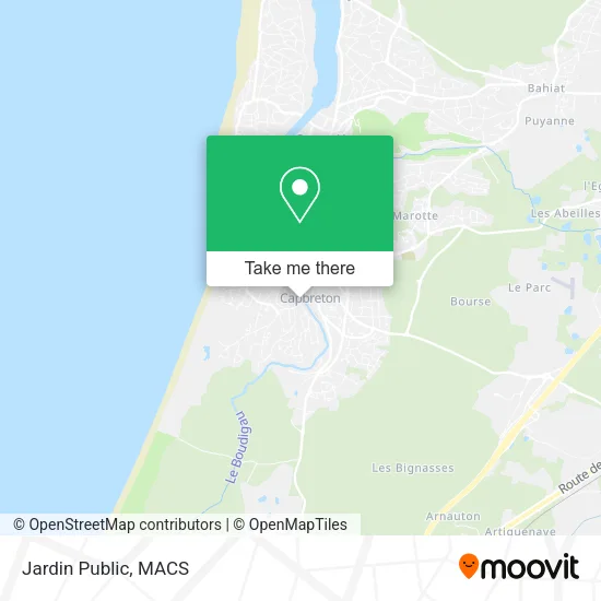 Jardin Public map
