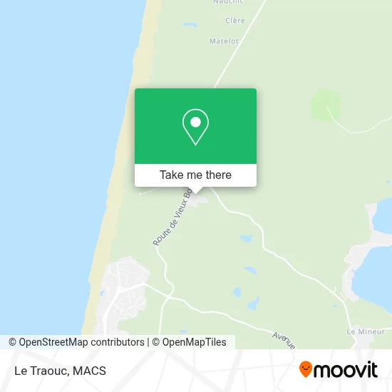 Mapa Le Traouc