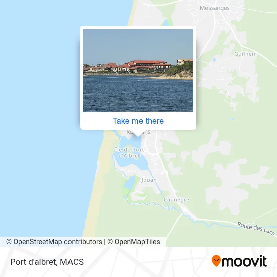 Port d'albret map