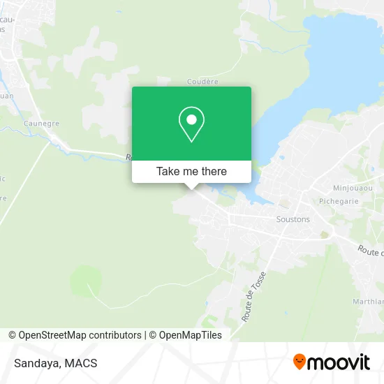 Sandaya map