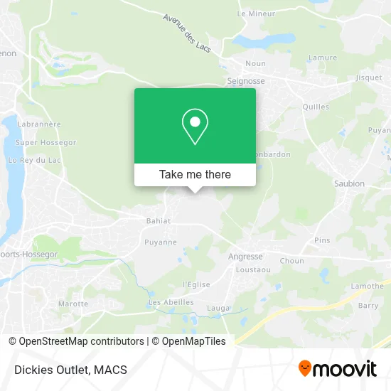 Dickies Outlet map