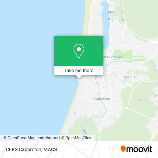 CERS Capbreton map