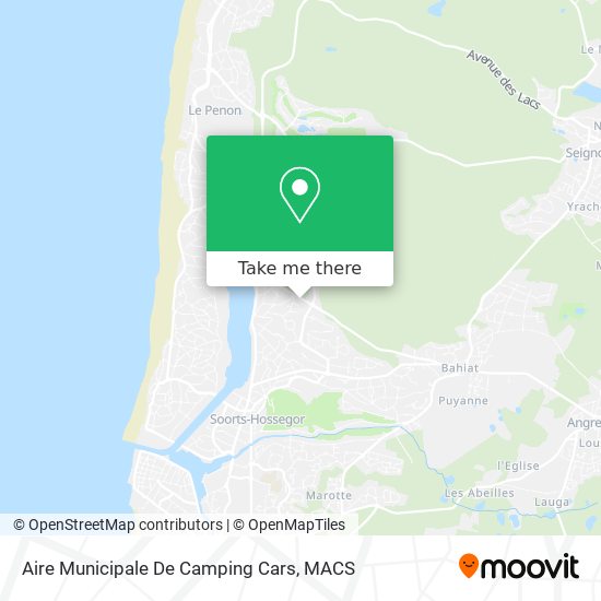 Mapa Aire Municipale De Camping Cars