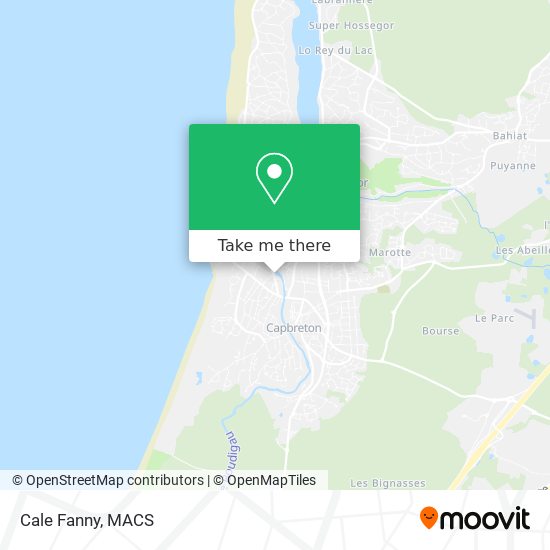 Cale Fanny map