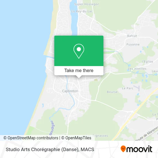 Studio Arts Chorégraphie (Danse) map