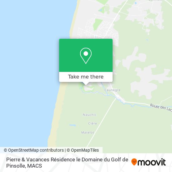 Pierre & Vacances Résidence le Domaine du Golf de Pinsolle map