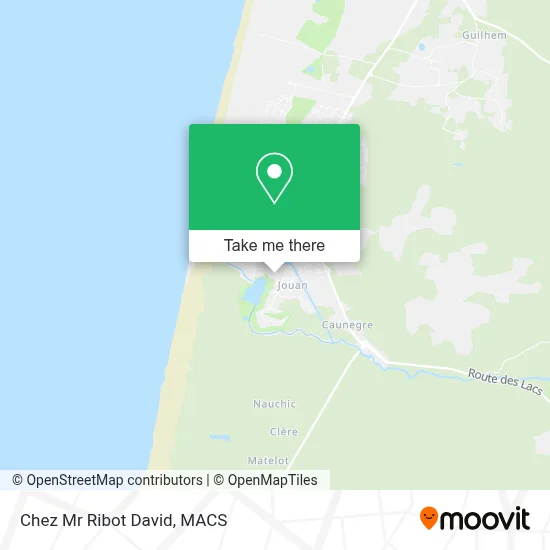 Chez Mr Ribot David map