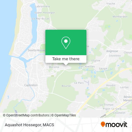 Aquashot Hossegor map