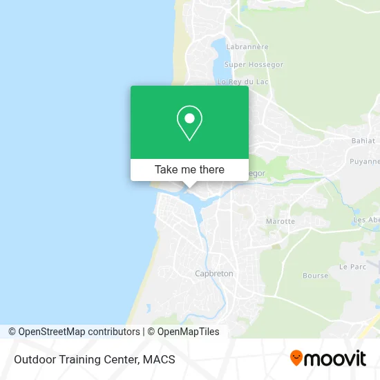 Outdoor Training Center map