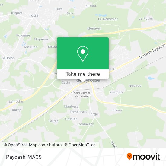 Paycash map