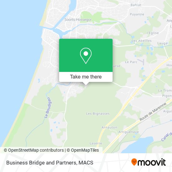 Business Bridge and Partners map