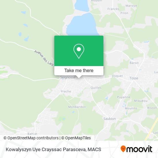 Kowalyszyn Uye Crayssac Parasceva map