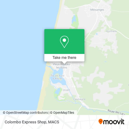 Colombo Express Shop map