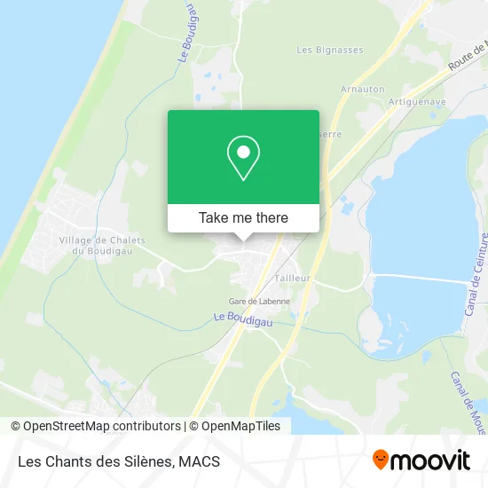 Les Chants des Silènes map