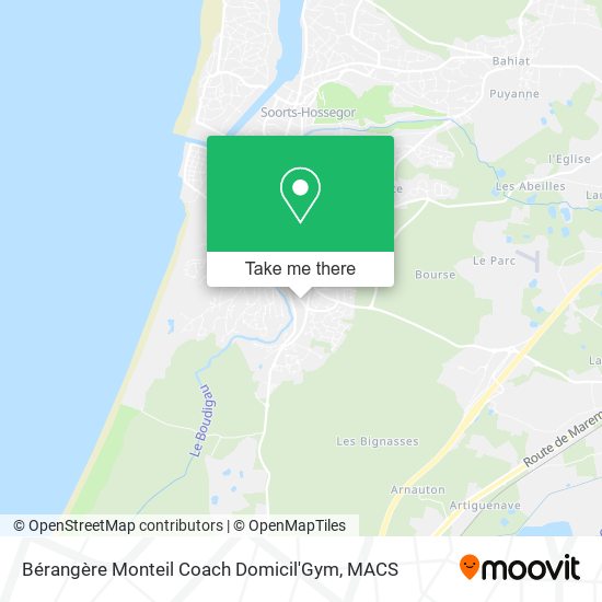 Bérangère Monteil Coach Domicil'Gym map