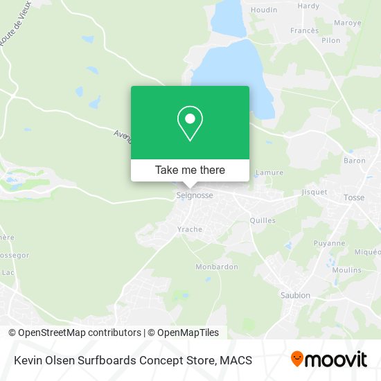 Kevin Olsen Surfboards Concept Store map