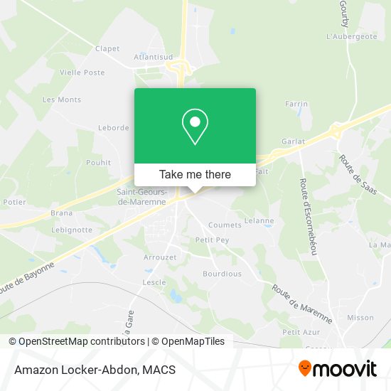 Mapa Amazon Locker-Abdon