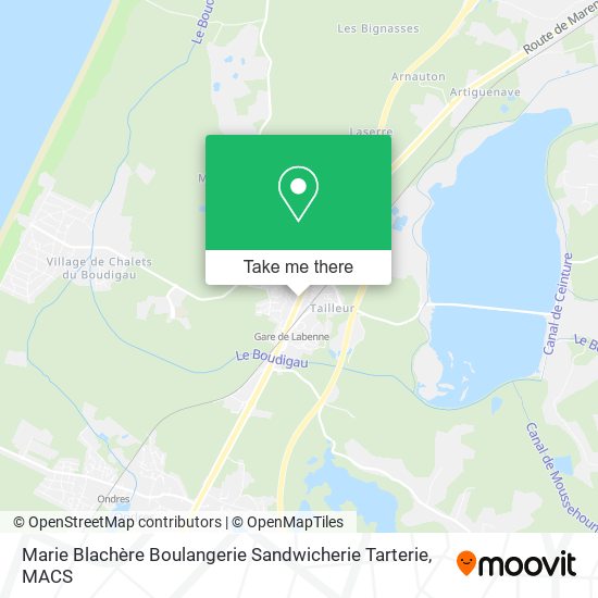 Marie Blachère Boulangerie Sandwicherie Tarterie map