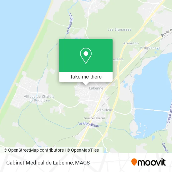 Cabinet Médical de Labenne map