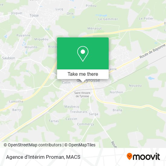 Agence d'Intérim Proman map