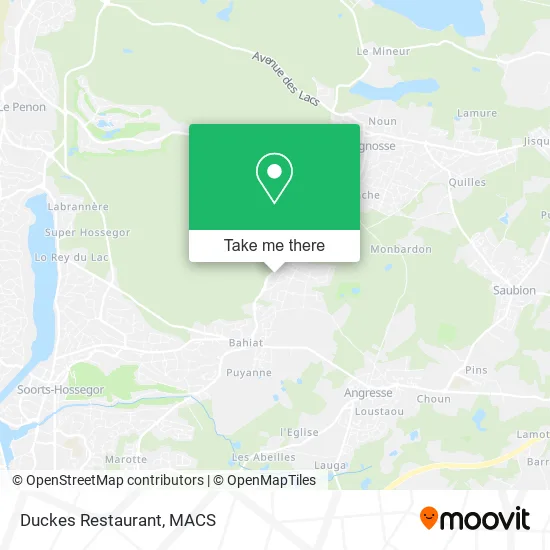 Duckes Restaurant map