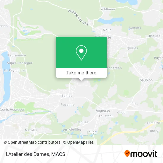 L'Atelier des Dames map