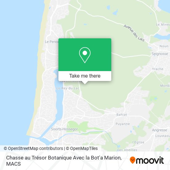 Chasse au Trésor Botanique Avec la Bot'a Marion map