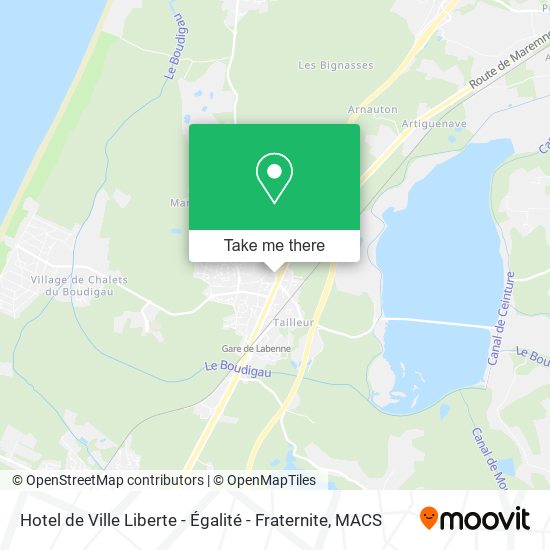 Hotel de Ville Liberte - Égalité - Fraternite map