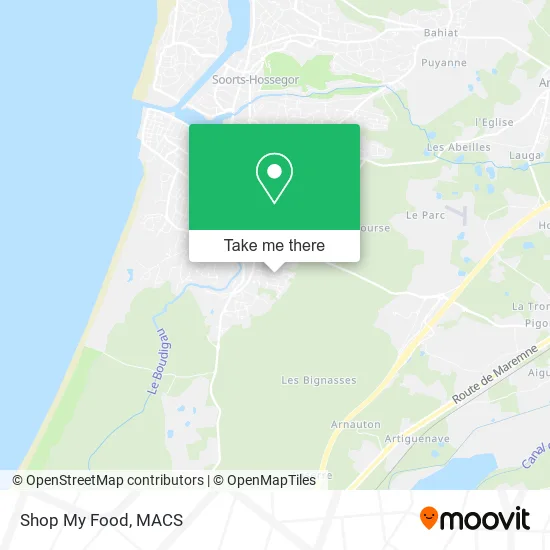 Shop My Food map