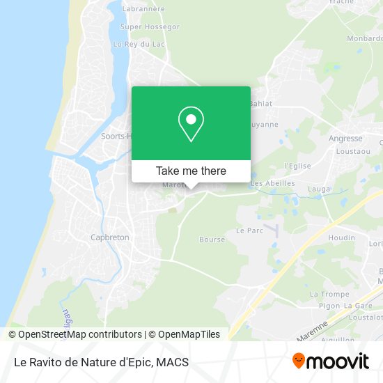 Le Ravito de Nature d'Epic map