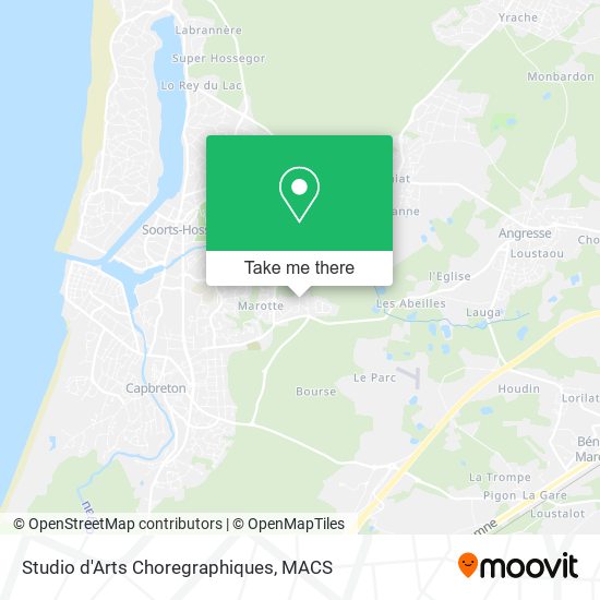 Studio d'Arts Choregraphiques map