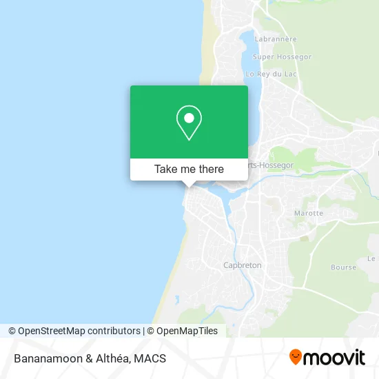 Bananamoon & Althéa map